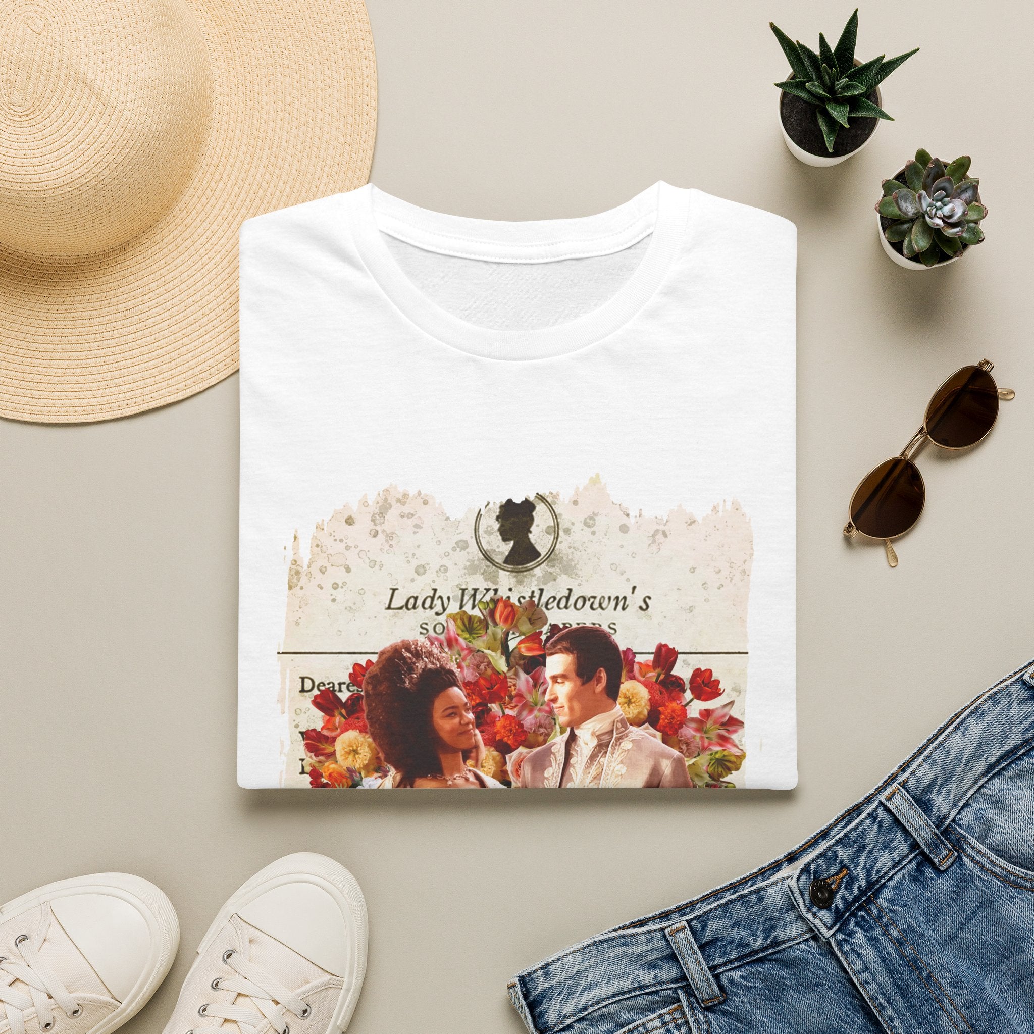 Young Queen Charlotte & King George Lady Whistledown Society Papers Netflix T-Shirt