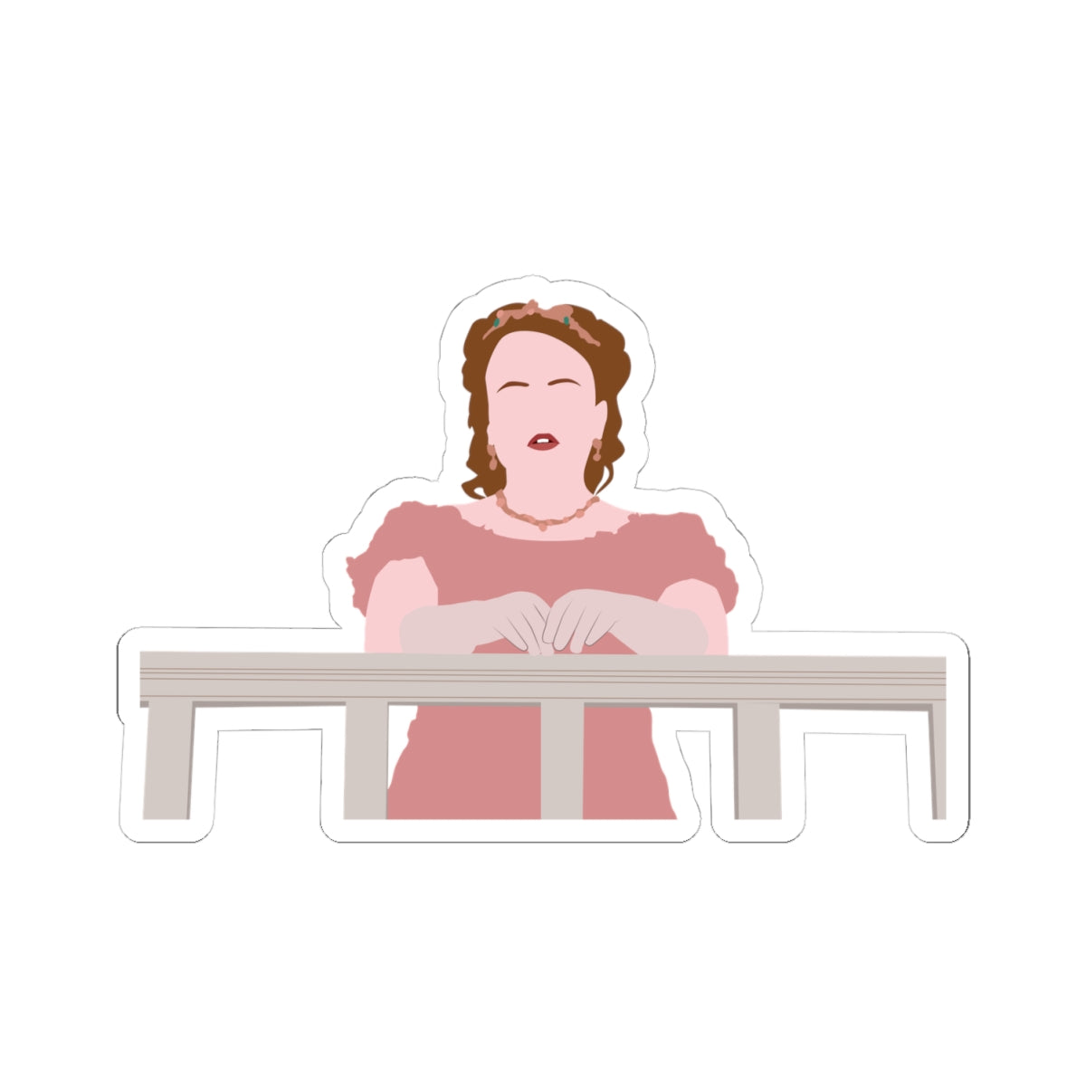 Penelope Featherington Bridgerton Netflix Sticker