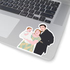 Colin, Penelope & Elliot Featherington Bridgerton Netflix Sticker
