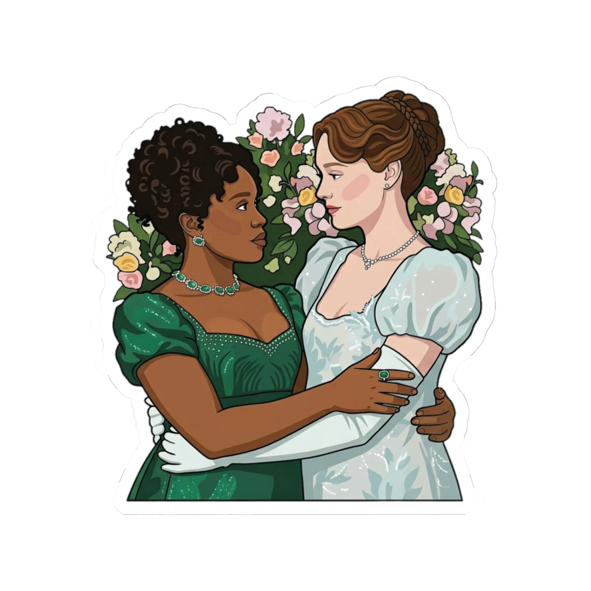 Francesca & Michaela Stirling Embrace Floral Sticker