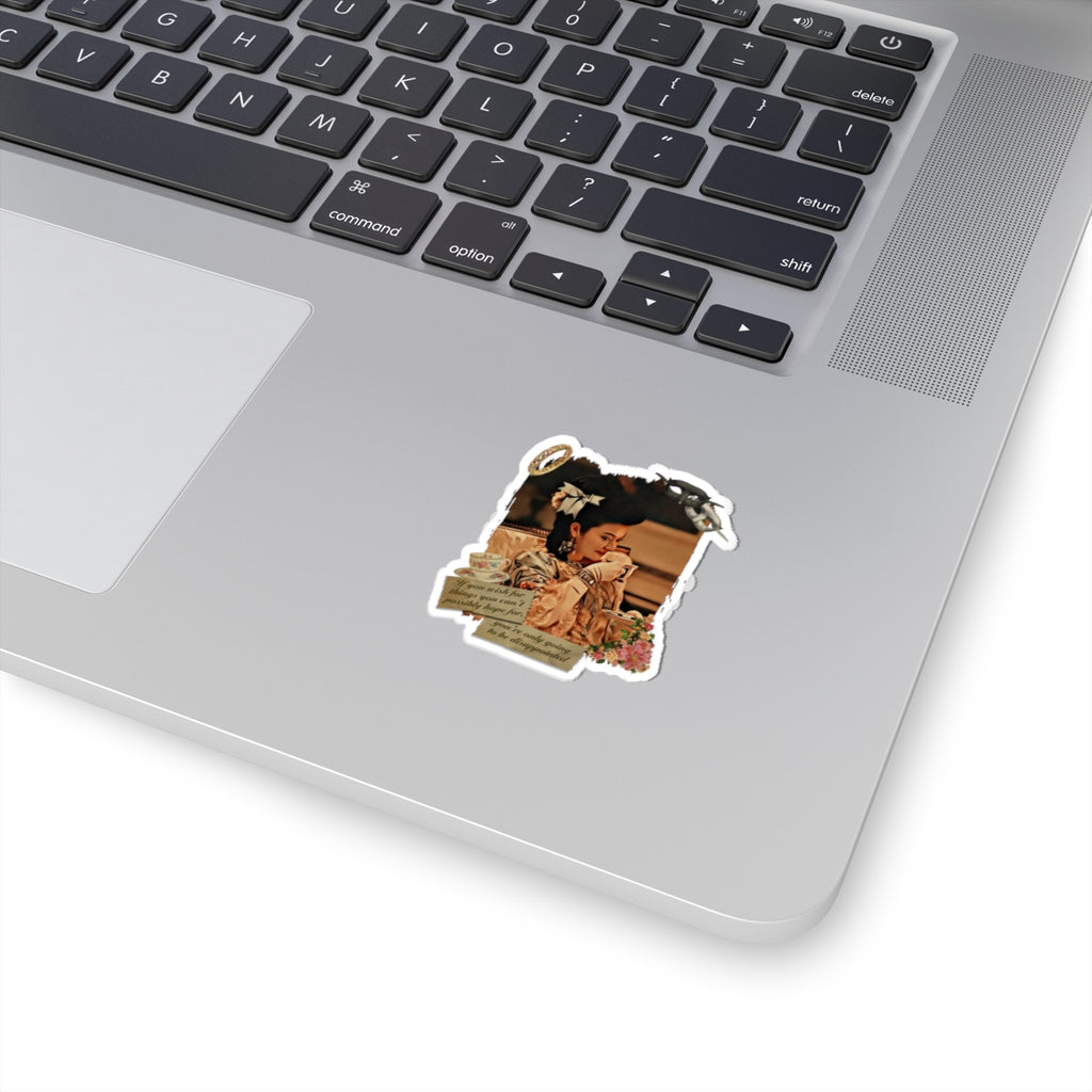 If You Wish For Things You Can't Possibly Hope For Rosamund Li Bridgerton Netflix Sticker