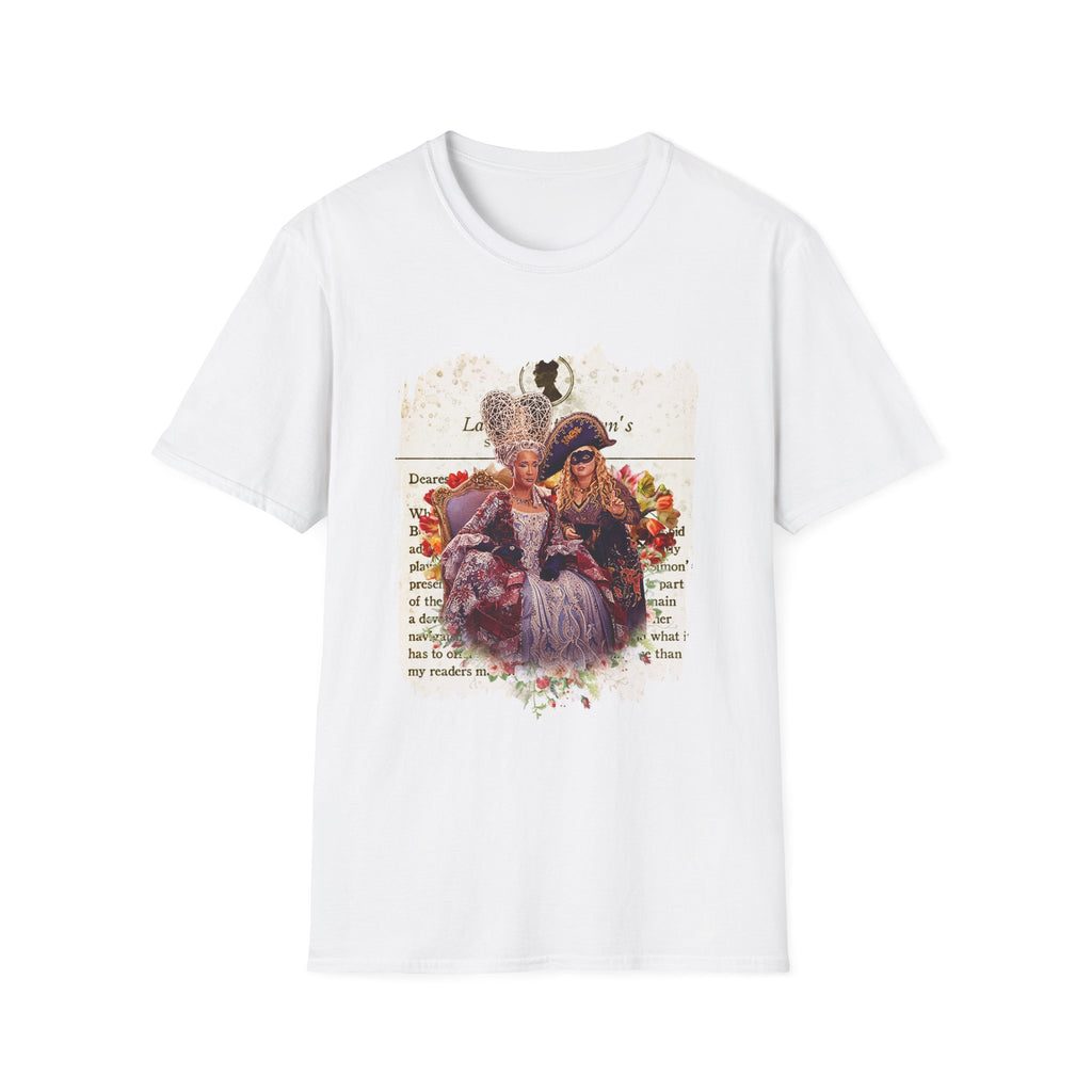 Queen Charlotte & Penelope Bridgerton Lady Whistledown Society Papers Netflix T-Shirt