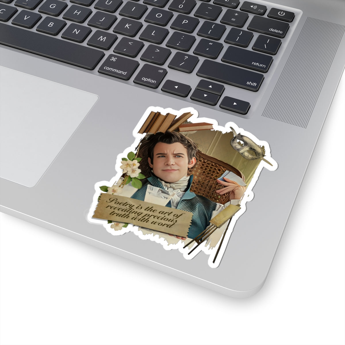 Poetry Is The Art Of Revealing Precious Truth With Word Benedict Bridgerton Quote Netflix Sticker