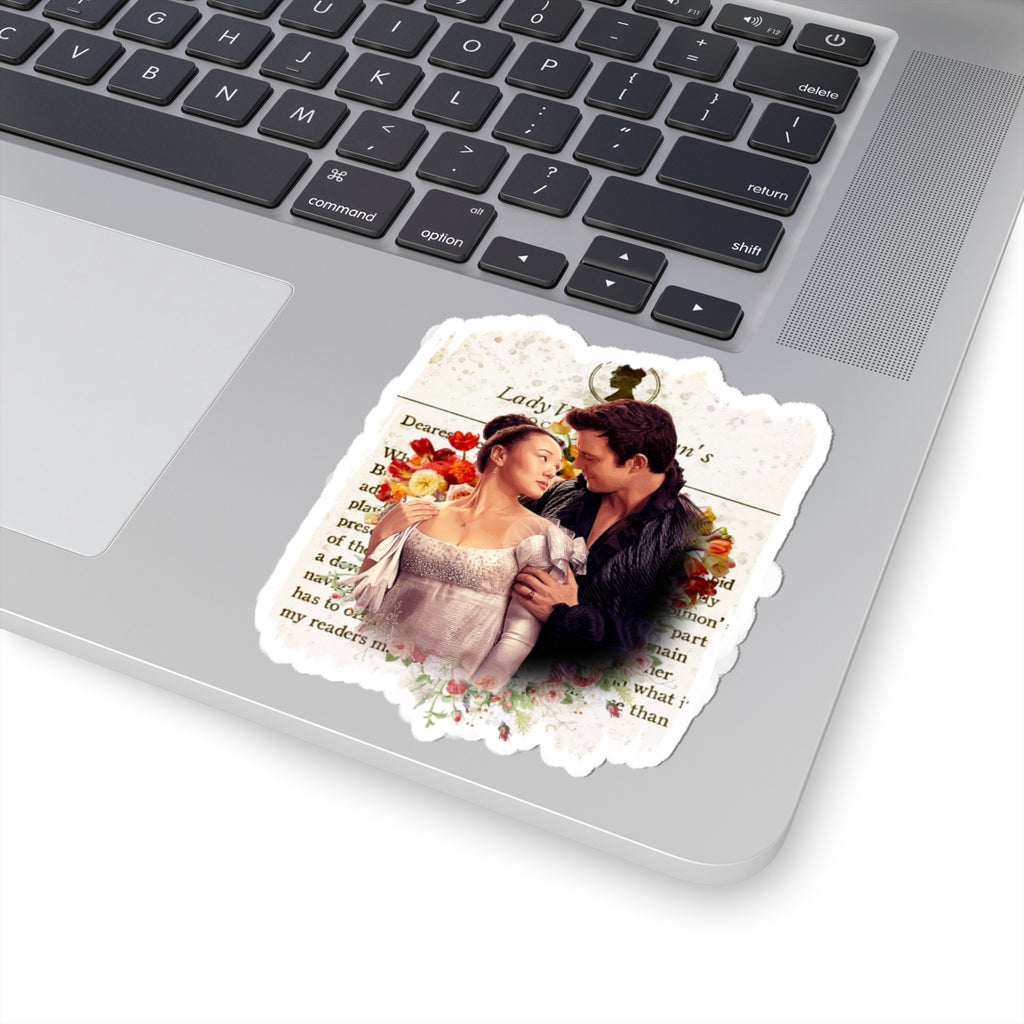 Benedict Bridgerton & Sophie Baek Lady Whistledown Society Papers Netflix Sticker