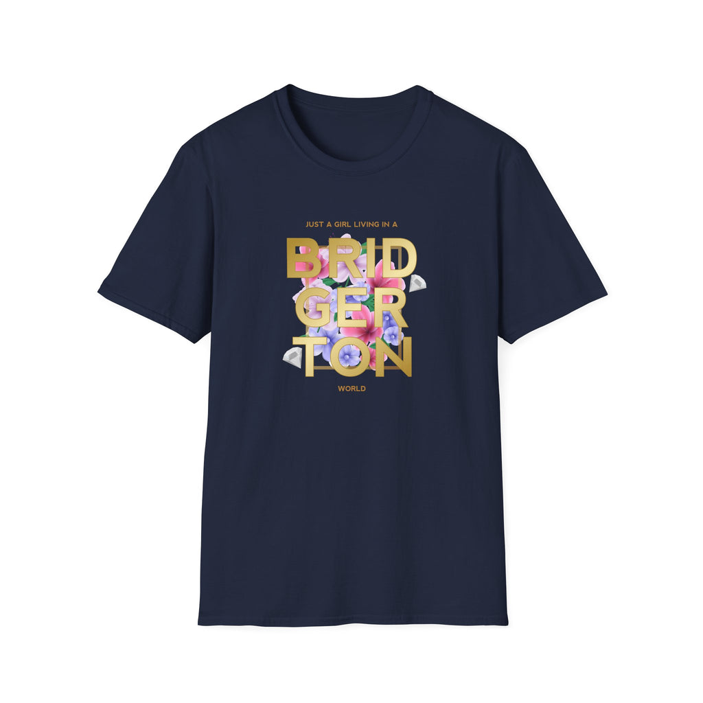 Just A Girl Living In A Bridgerton World Netflix T-Shirt