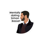 Mentally Dating Simon Basset Bridgerton Netflix Sticker