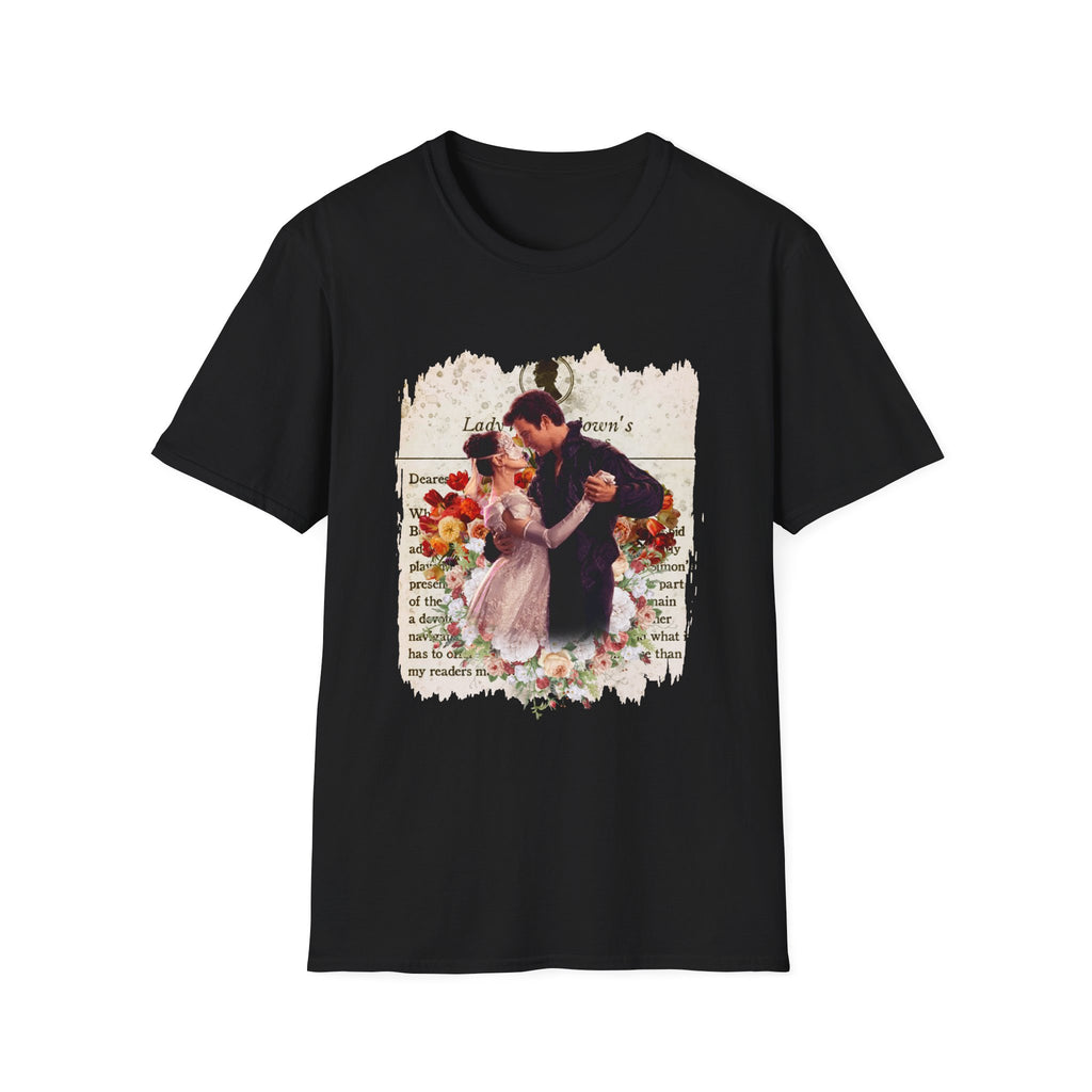 Benedict Bridgerton & The Lady In Silver Lady Whistledown Society Papers Netflix T-Shirt