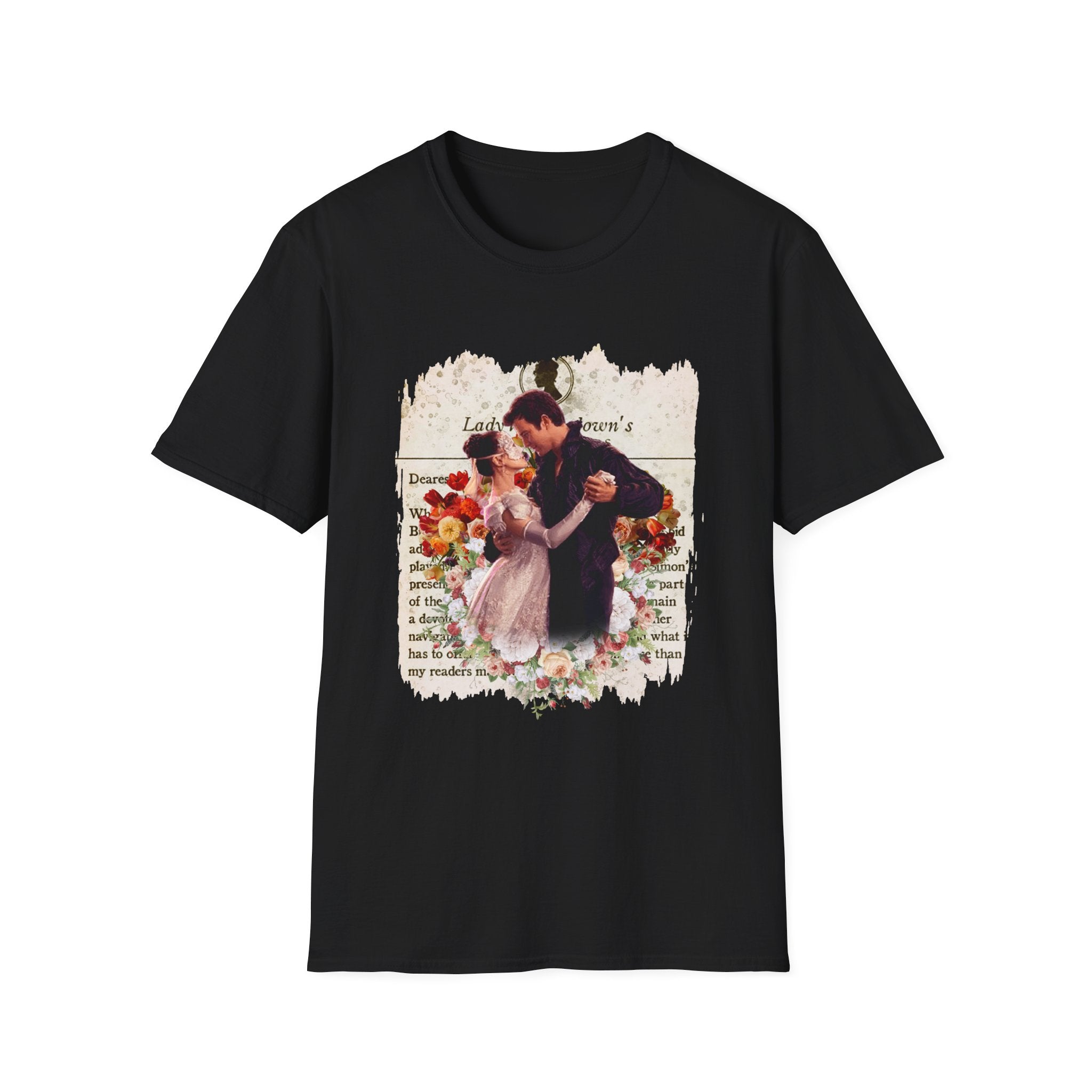 Benedict Bridgerton & The Lady In Silver Lady Whistledown Society Papers Netflix T-Shirt
