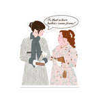 Is That Where Babies Come From? Penelope & Eloise Bridgerton Netflix Sticker