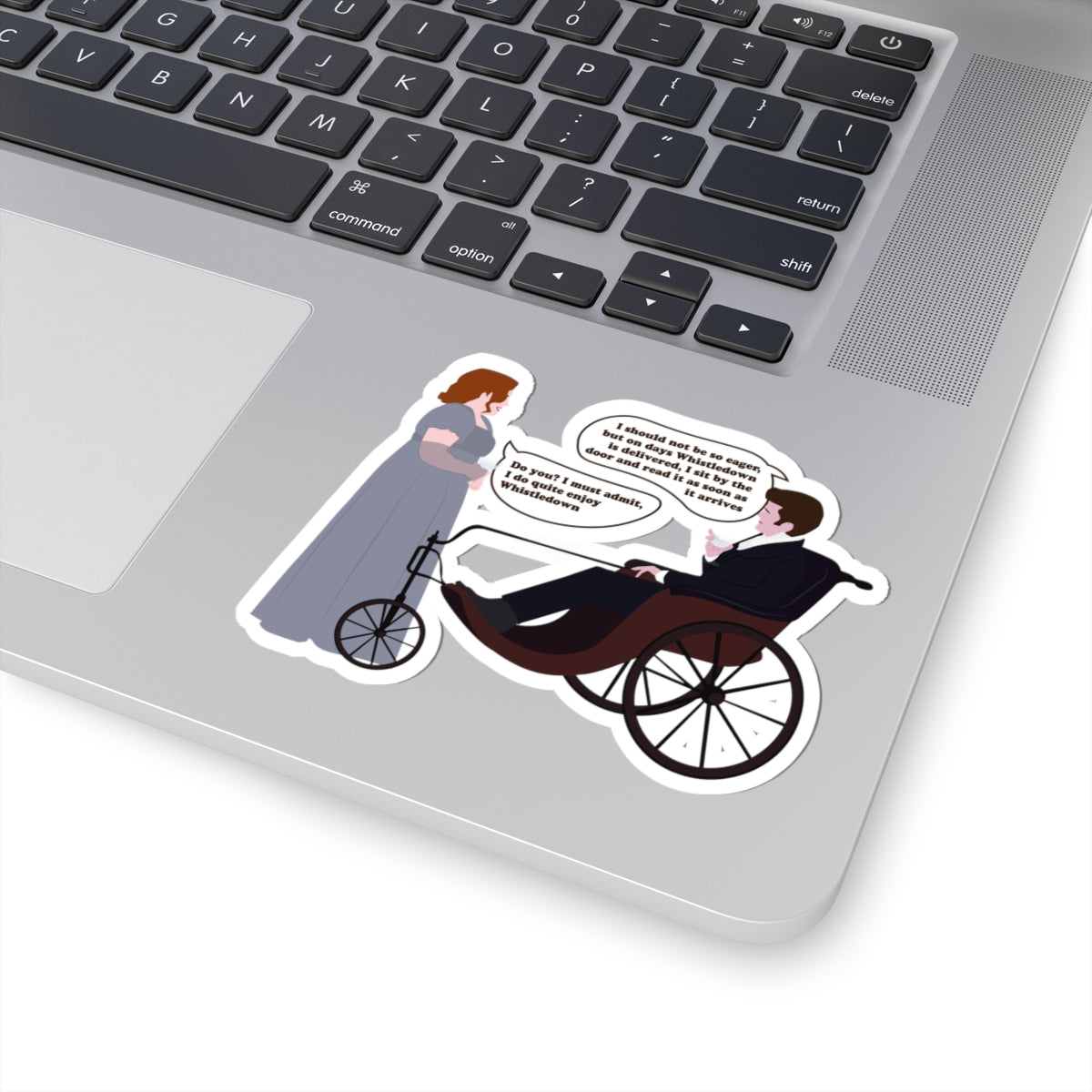 Penelope Featherington & Lord Remington Bridgerton Netflix Sticker