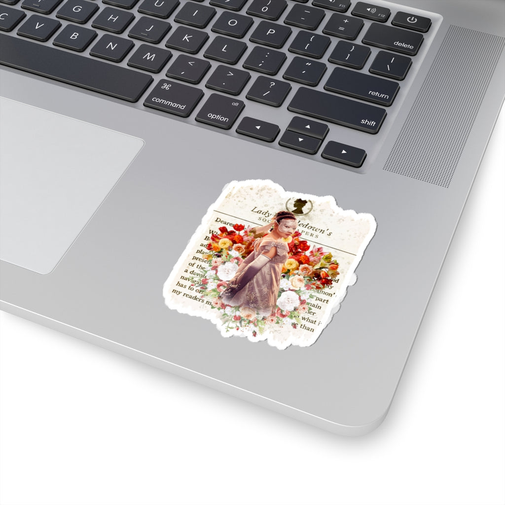 Sophie Baek Lady In Silver Masquerade Ball Lady Whistledown Society Papers Netflix Sticker