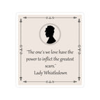 The One's We Love Have The Power Lady Whistledown Bridgerton Netflix Sticker