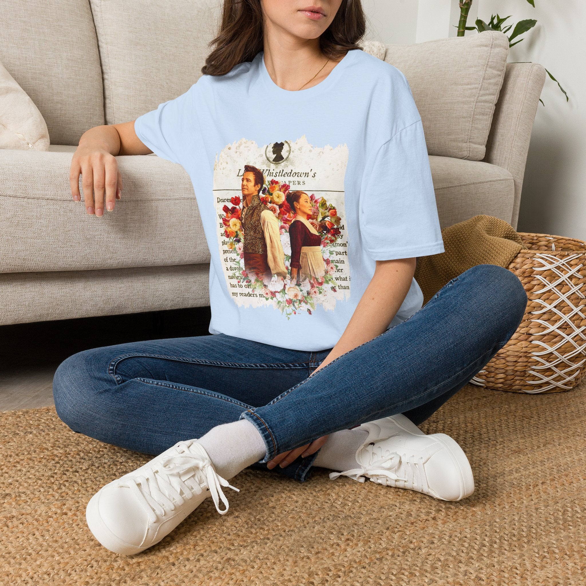 Benedict Bridgerton & Sophie Baek Back To Back Lady Whistledown Society Papers Netflix T-Shirt