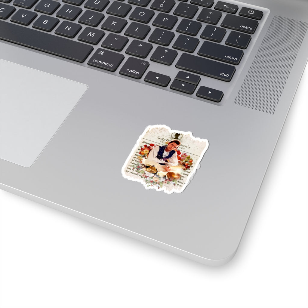Colin Bridgerton Lady Whistledown Society Papers Netflix Sticker