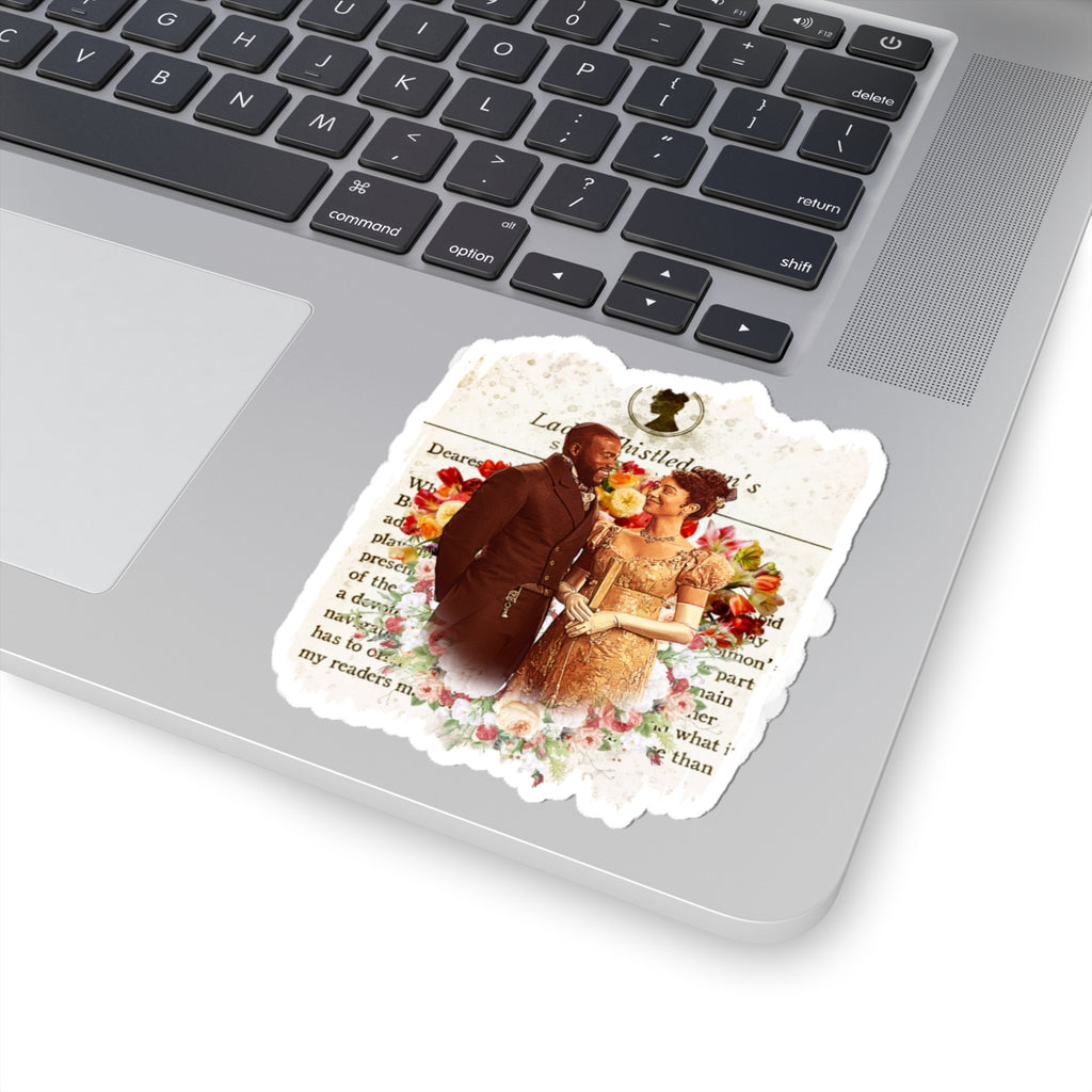 Will Mondrich & Alice Mondrich Lady Whistledown Society Papers Netflix Sticker