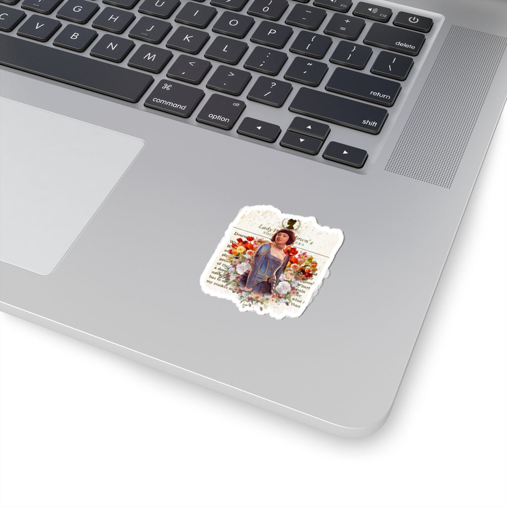Eloise Bridgerton Masquerade Ball Lady Whistledown Society Papers Netflix Sticker