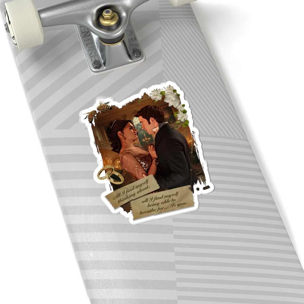 Anthony & Kate Bridgerton Portrait Netflix Sticker