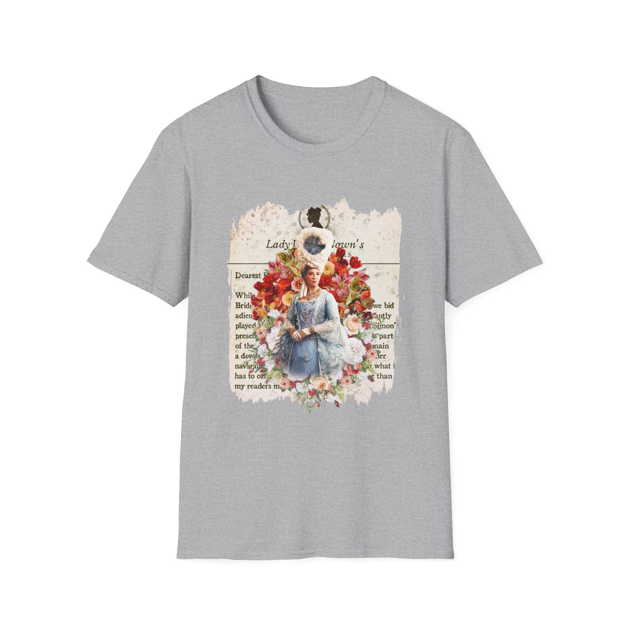 Queen Charlotte Lady Whistledown Society Papers Bridgerton Netflix T-Shirt