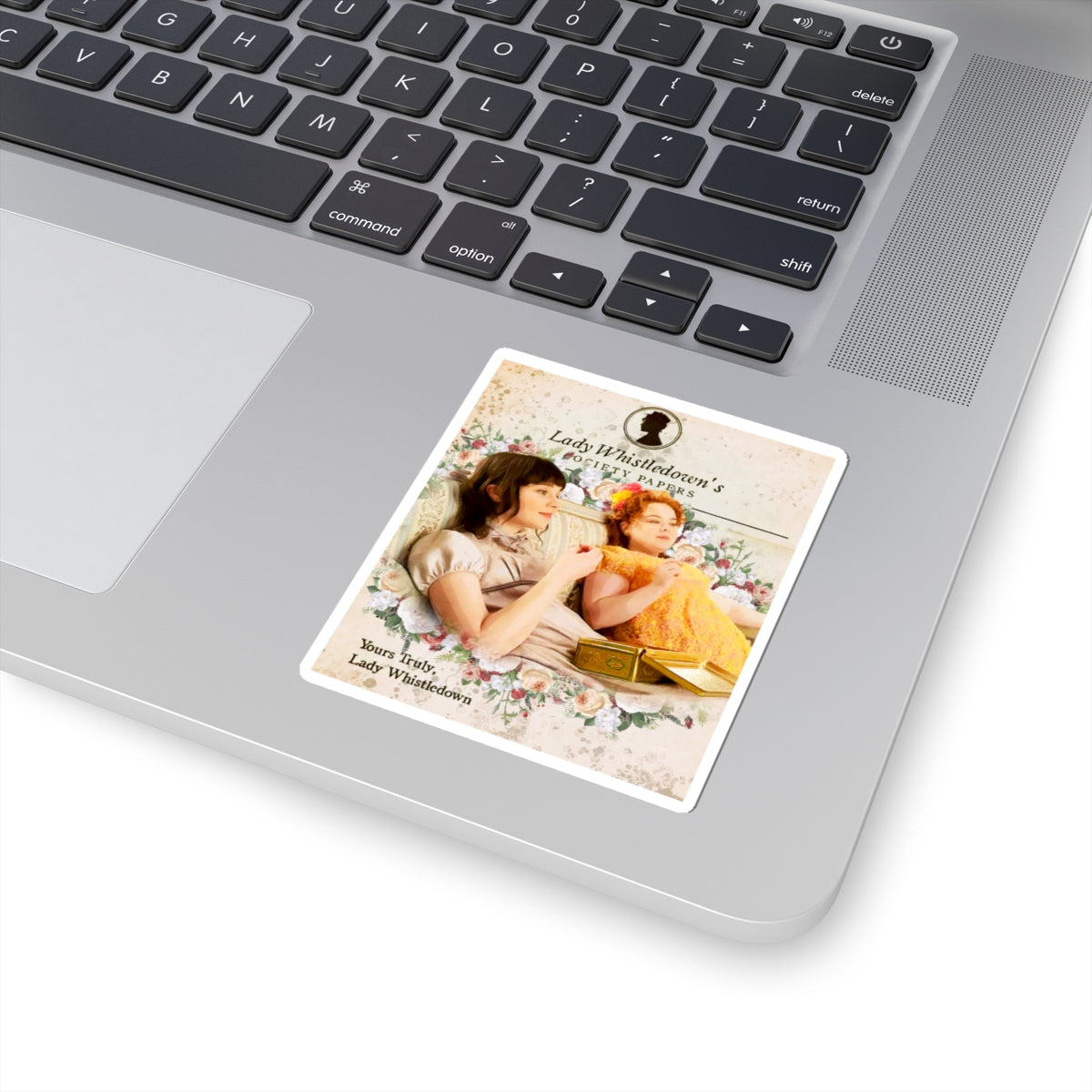 Penelope and Eloise Lady Whistledown Society Papers Bridgerton Netflix Sticker