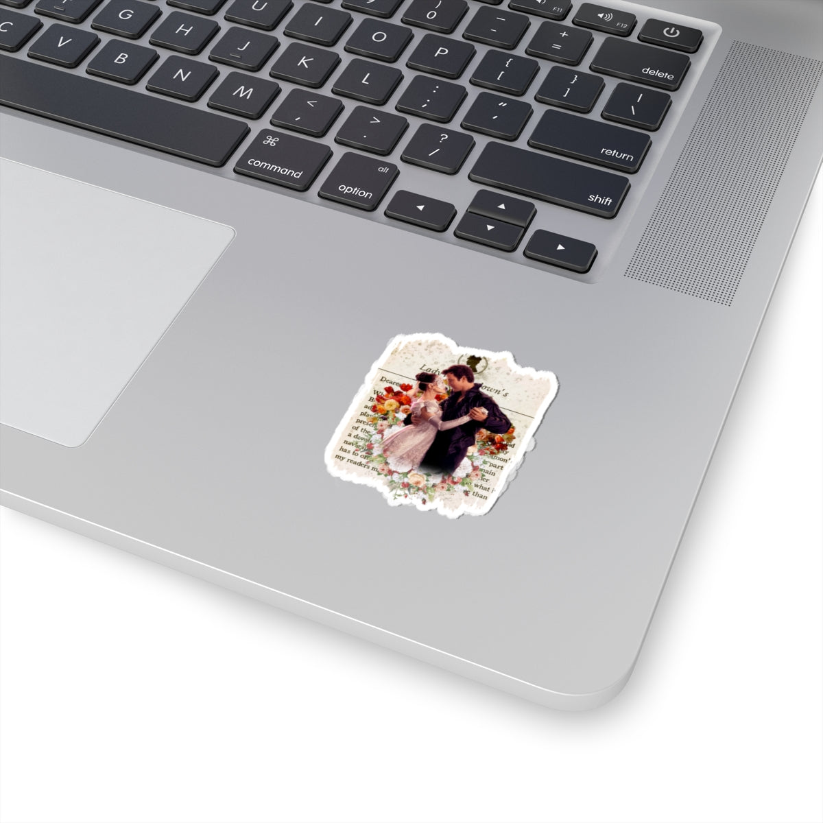 Benedict Bridgerton & The Lady In Silver Lady Whistledown Society Papers Netflix Sticker