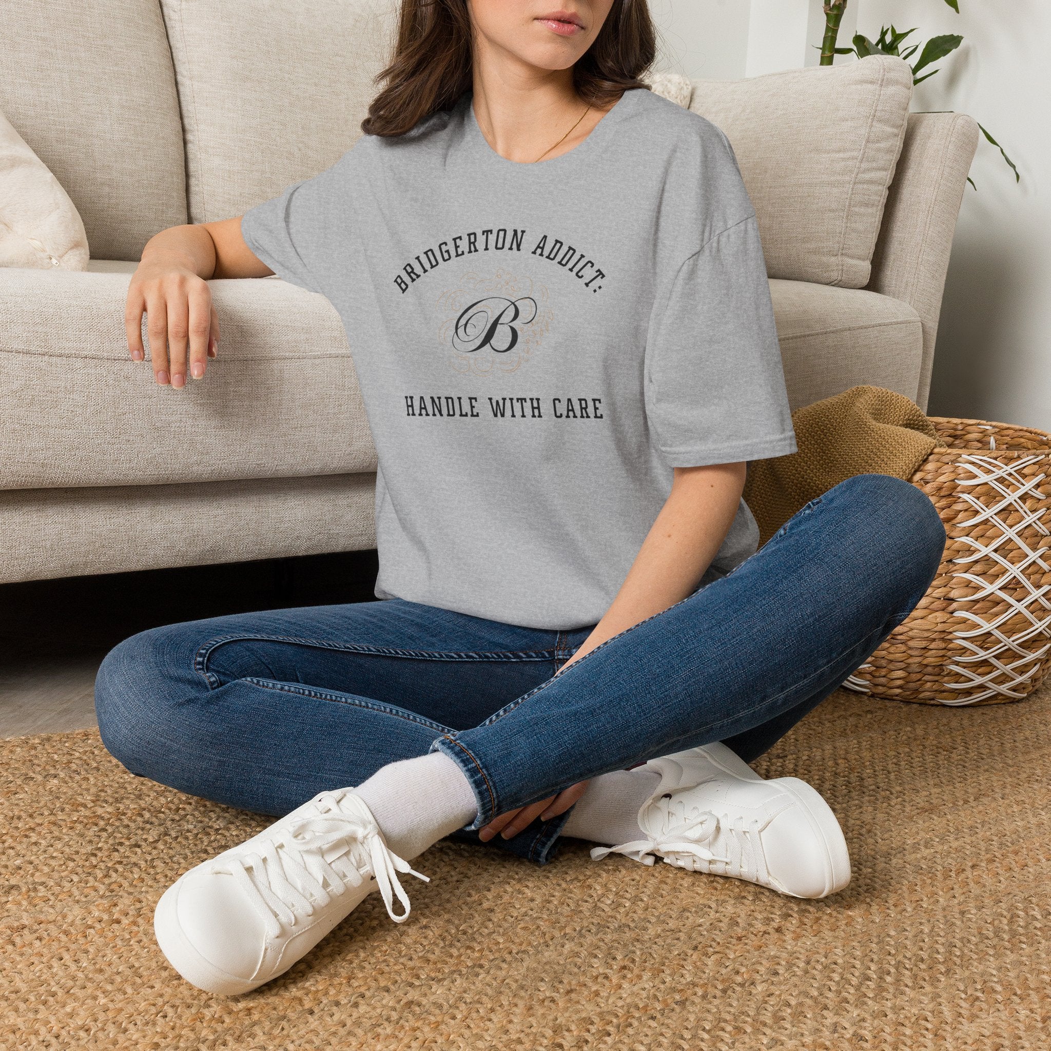 Bridgerton Addict Handle With Care Netflix T-Shirt