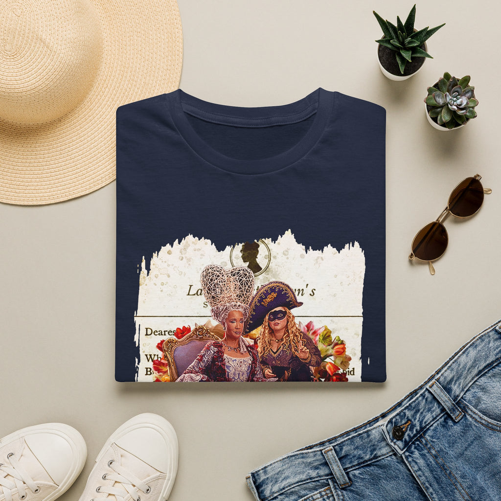 Queen Charlotte & Penelope Bridgerton Lady Whistledown Society Papers Netflix T-Shirt