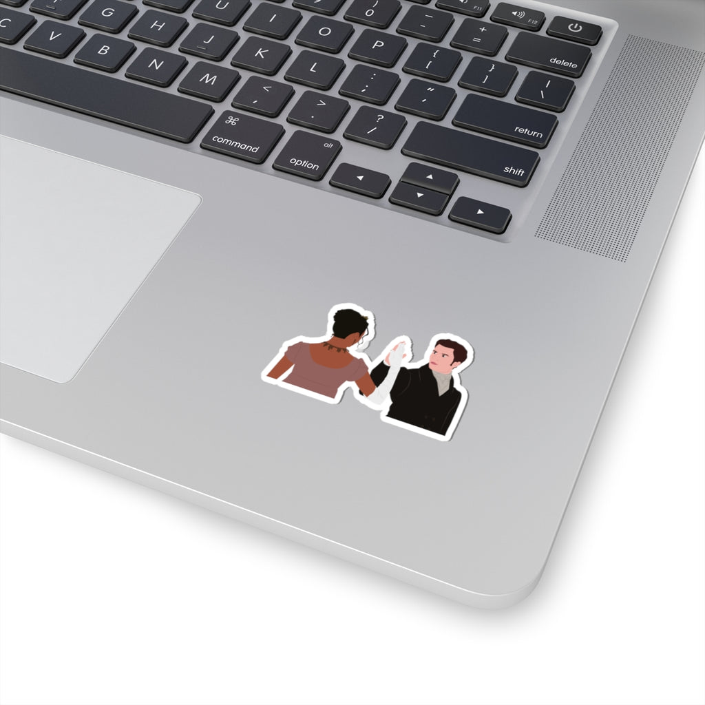 Kate & Anthony Dance Bridgerton Netflix Sticker