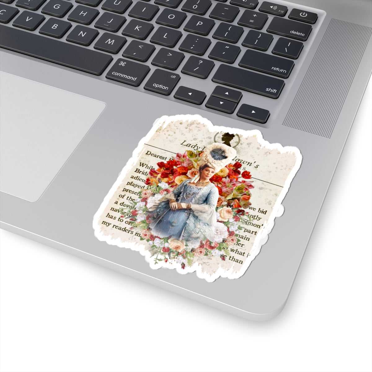 Queen Charlotte Lady Whistledown Society Papers Bridgerton Netflix Sticker