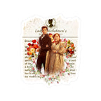 Colin Bridgerton & Penelope Bridgerton Lady Whistledown Society Papers Netflix Sticker