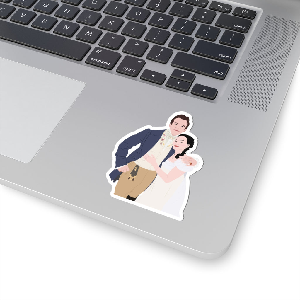 Benedict & Sophie Bridgerton Wedding Pose Netflix Sticker