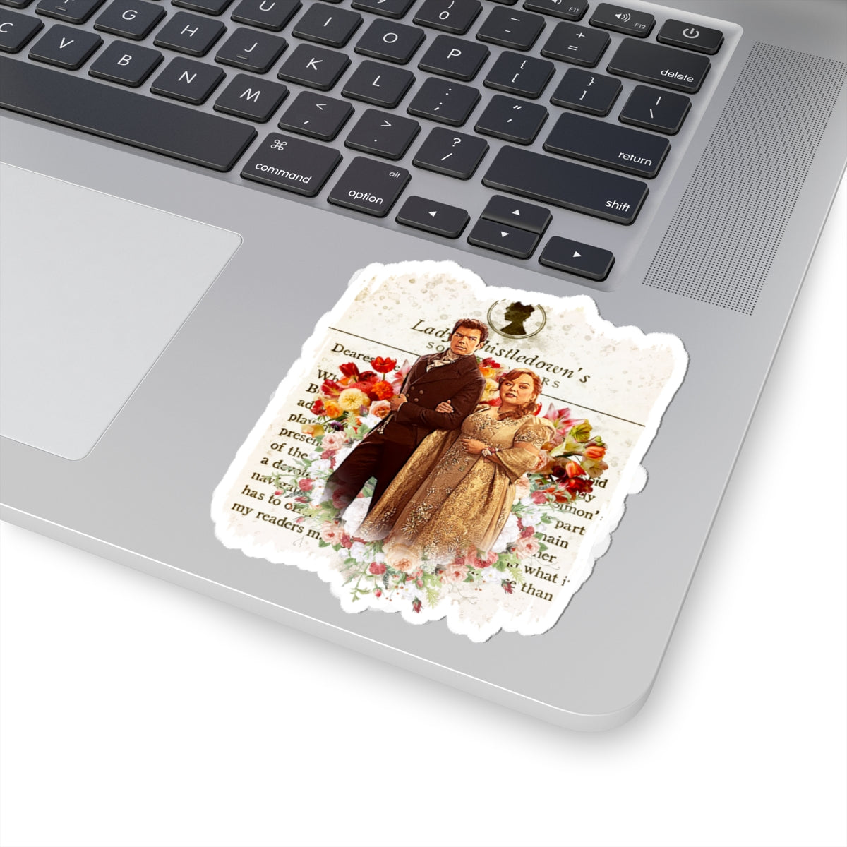 Colin Bridgerton & Penelope Bridgerton Lady Whistledown Society Papers Netflix Sticker