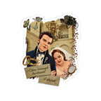 Colin & Penelope Bridgerton Wedding Portrait Netflix Sticker
