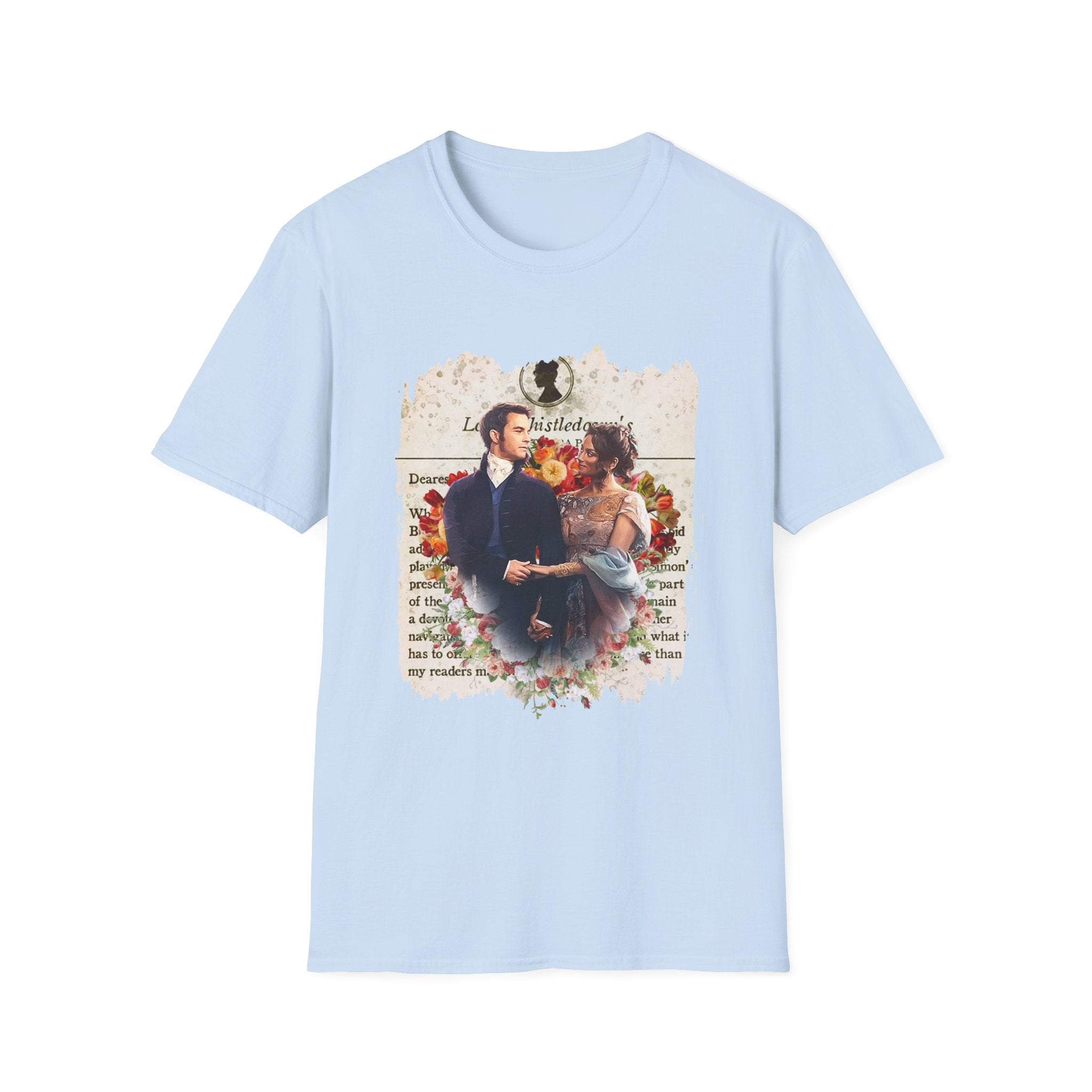 Anthony Bridgerton & Kate Bridgerton Lady Whistledown Society Papers Netflix T-Shirt