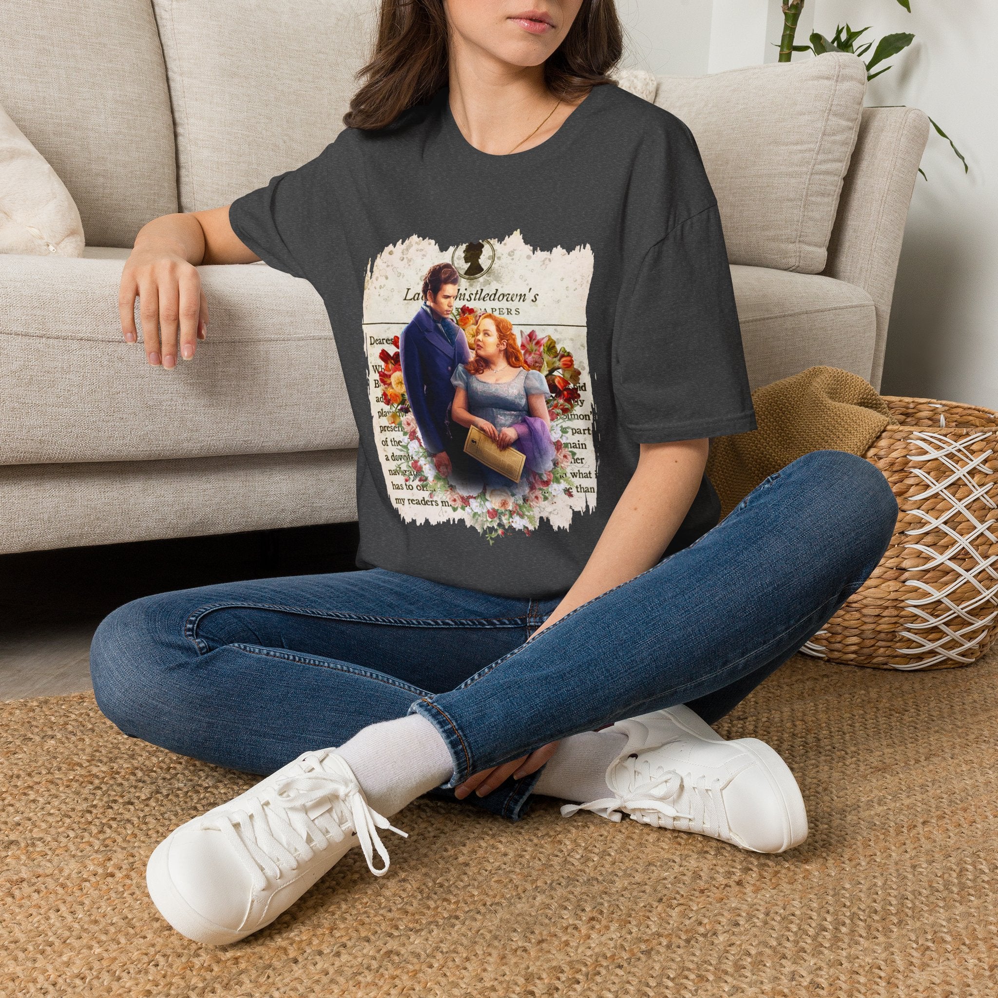 Colin Bridgerton & Penelope Featherington Lady Whistledown Society Papers Netflix T-Shirt