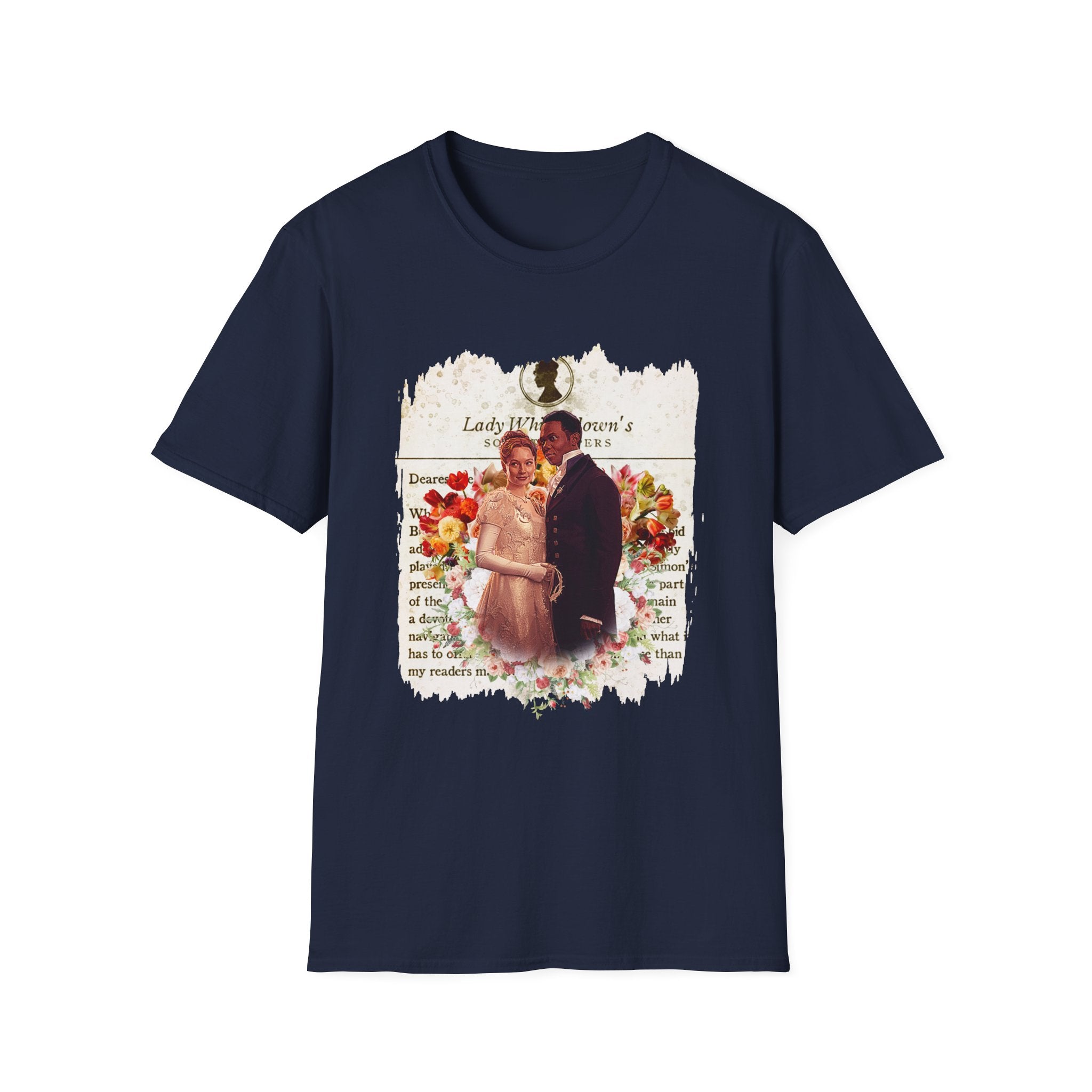 John Stirling & Francesca Bridgerton Stirling Lady Whistledown Society Papers Netflix T-Shirt