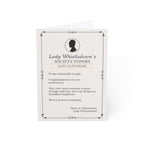 Lady Whistledown Happy Anniversary Bridgerton Netflix Greeting Card
