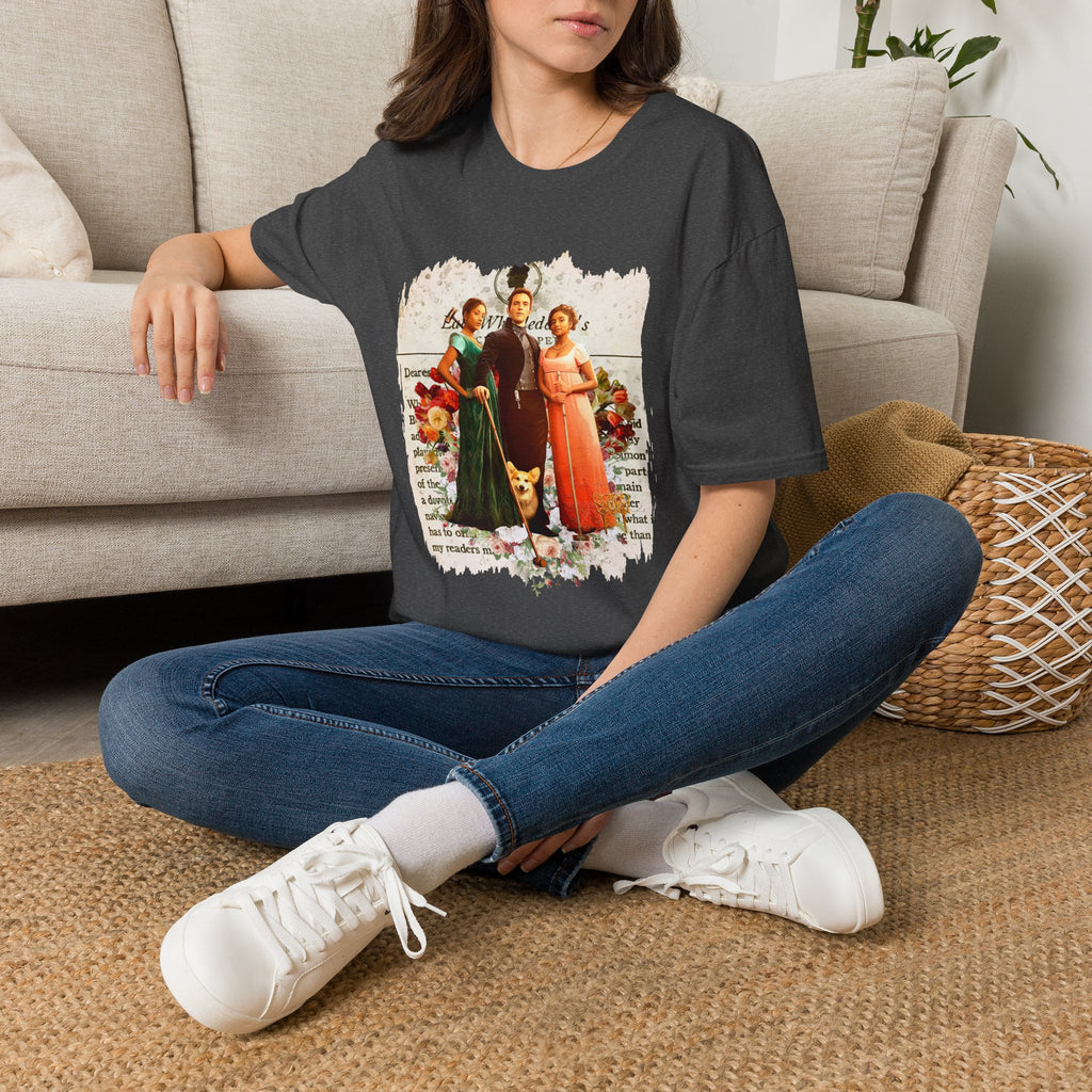 Anthony Bridgerton, Kate & Edwina Sharma & Newton Lady Whistledown Society Papers Netflix T-Shirt