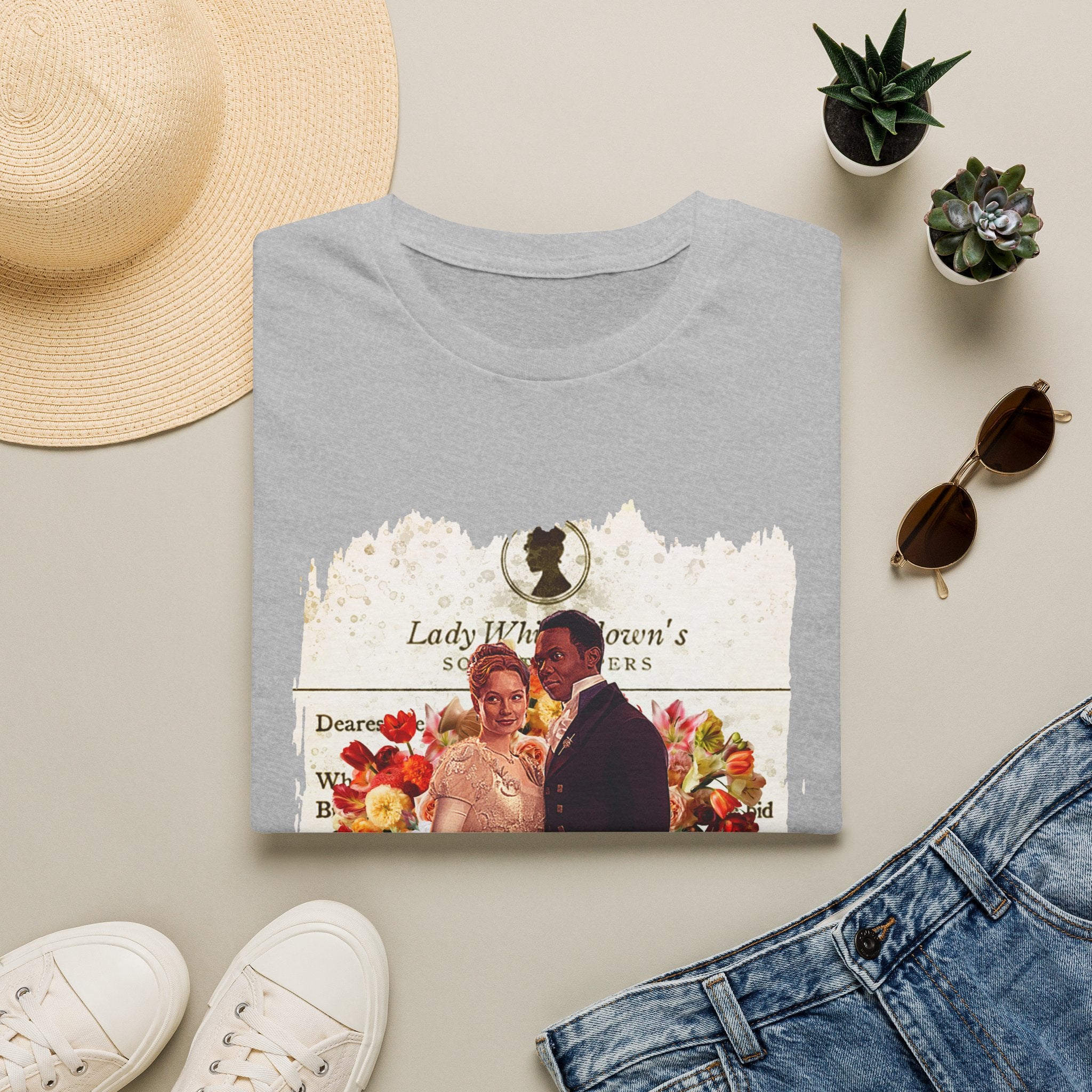 John Stirling & Francesca Bridgerton Stirling Lady Whistledown Society Papers Netflix T-Shirt