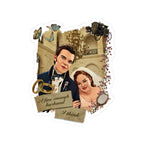 Colin & Penelope Bridgerton Wedding Portrait Netflix Sticker