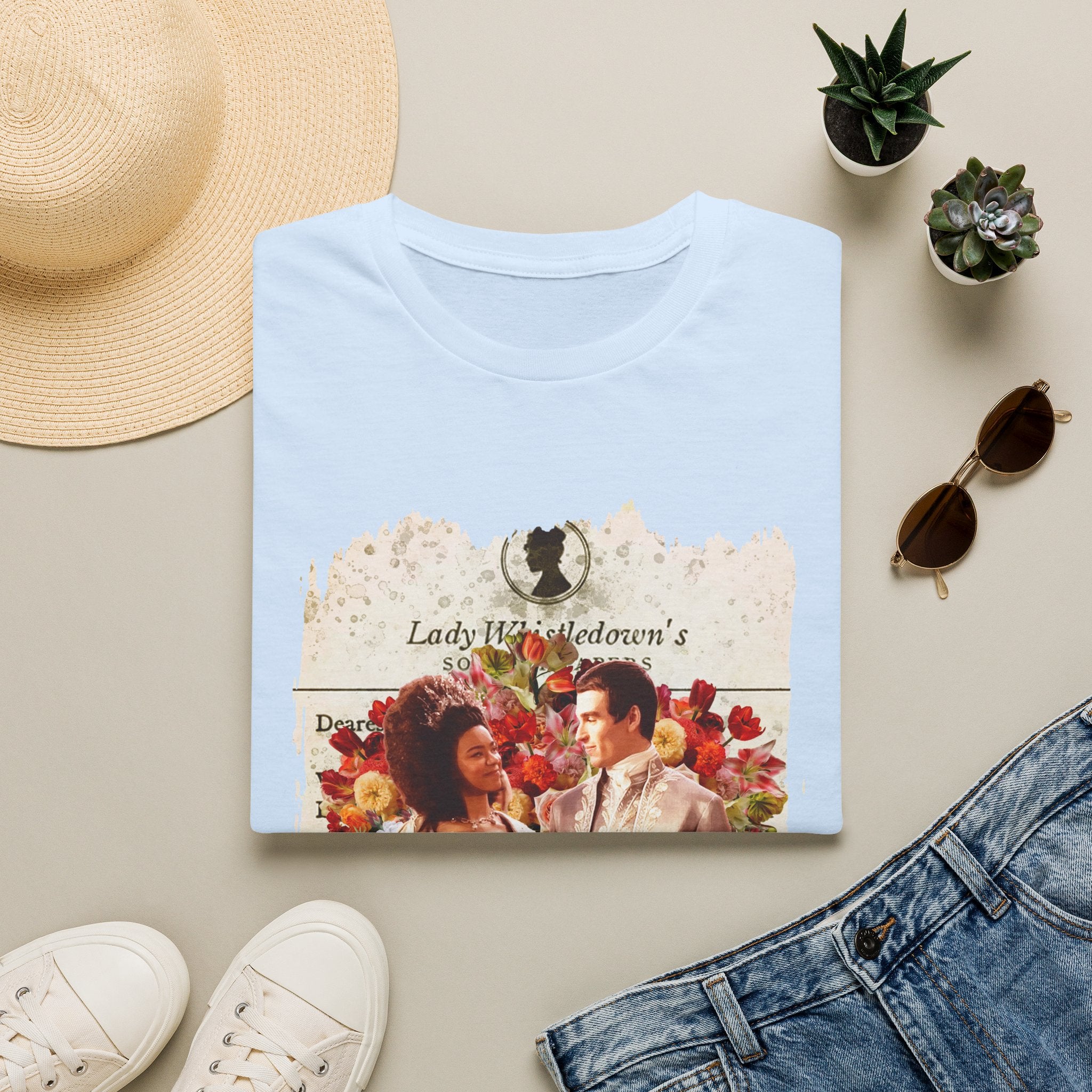 Young Queen Charlotte & King George Lady Whistledown Society Papers Netflix T-Shirt