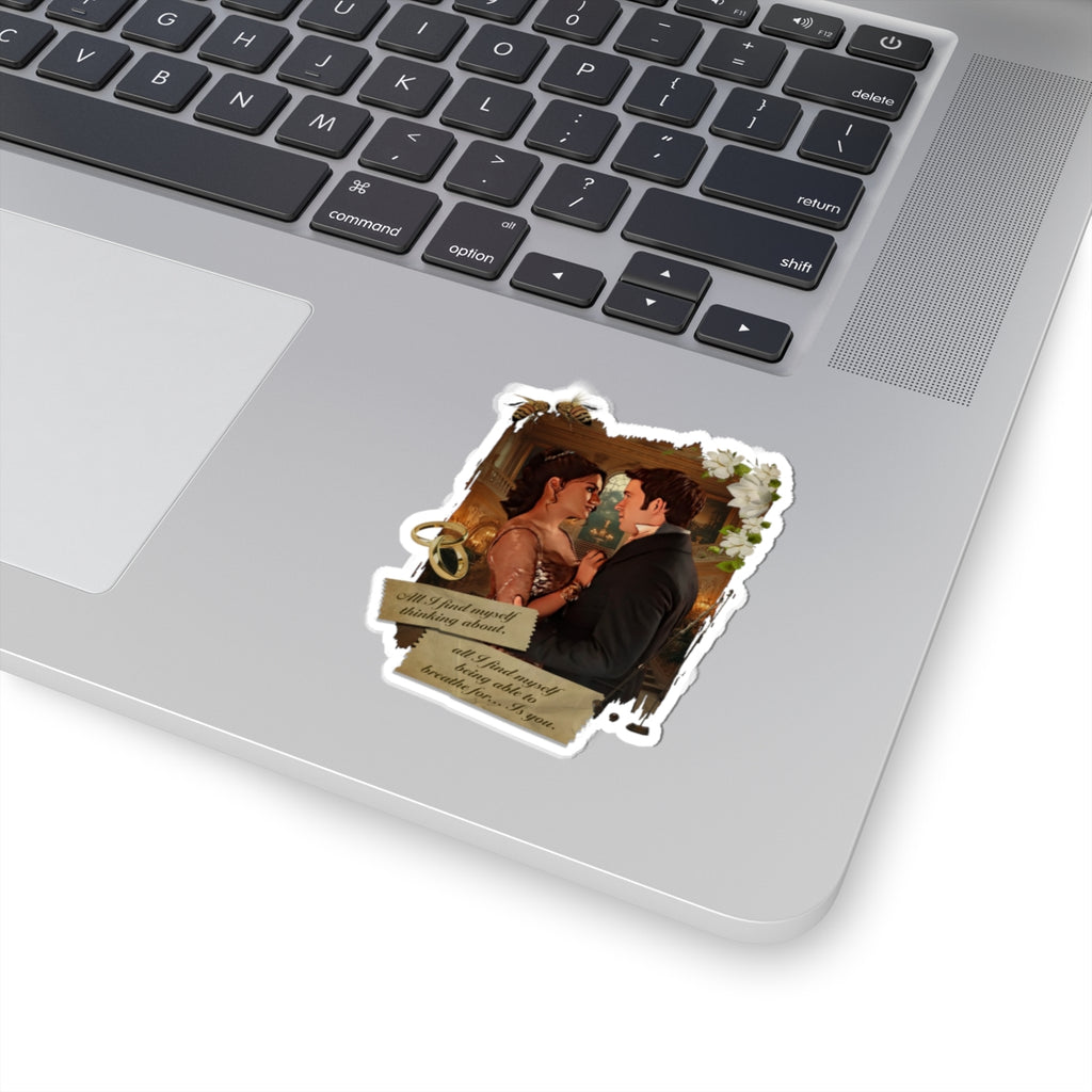 Anthony & Kate Bridgerton Portrait Netflix Sticker