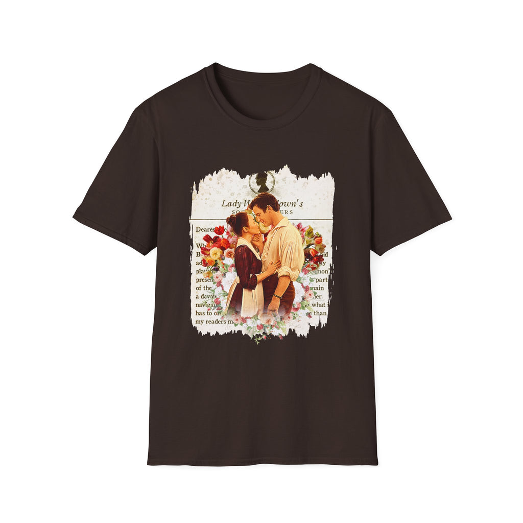 Benedict Bridgerton & Maid Sophie Baek Lady Whistledown Society Papers Netflix T-Shirt