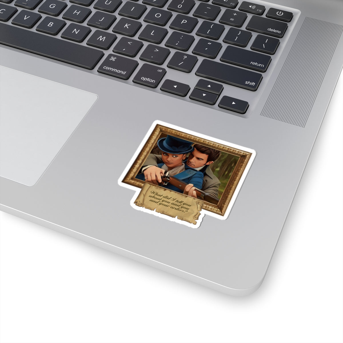 Kate & Anthony TVWLM Quote Bridgerton Frame Portrait Netflix Sticker