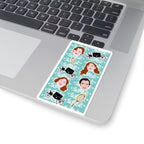Penelope & Colin Polin Carriage Mirror Bridgerton Netlix Sticker