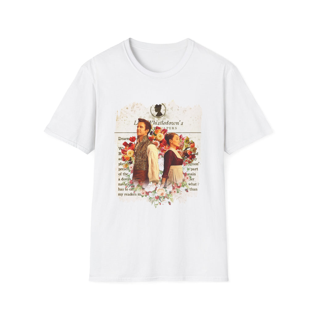 Benedict Bridgerton & Sophie Baek Back To Back Lady Whistledown Society Papers Netflix T-Shirt