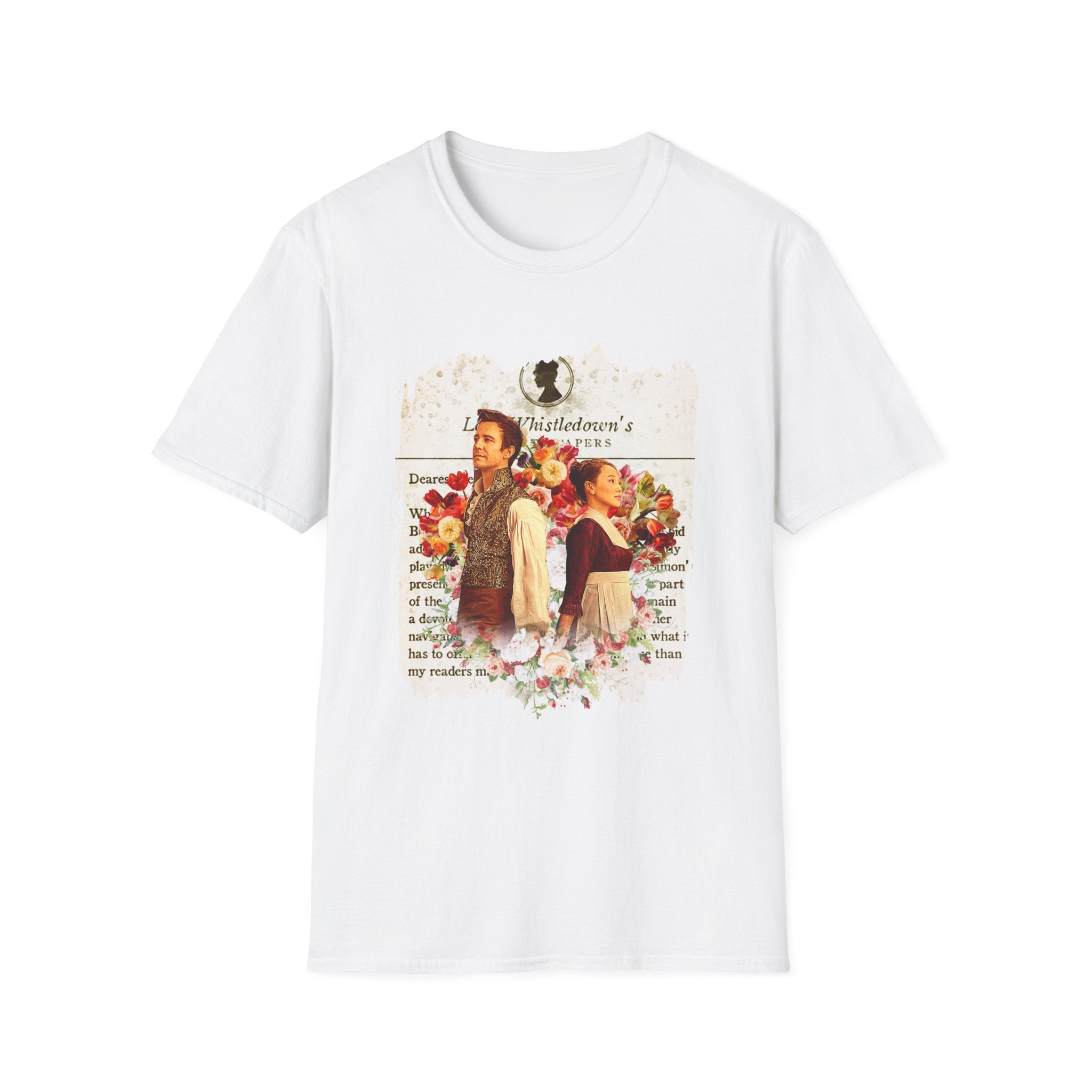 Benedict Bridgerton & Sophie Baek Back To Back Lady Whistledown Society Papers Netflix T-Shirt