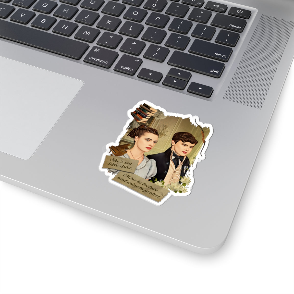 She's My Little Sister Hyacinth & Gregory Bridgerton Netflix Sticker