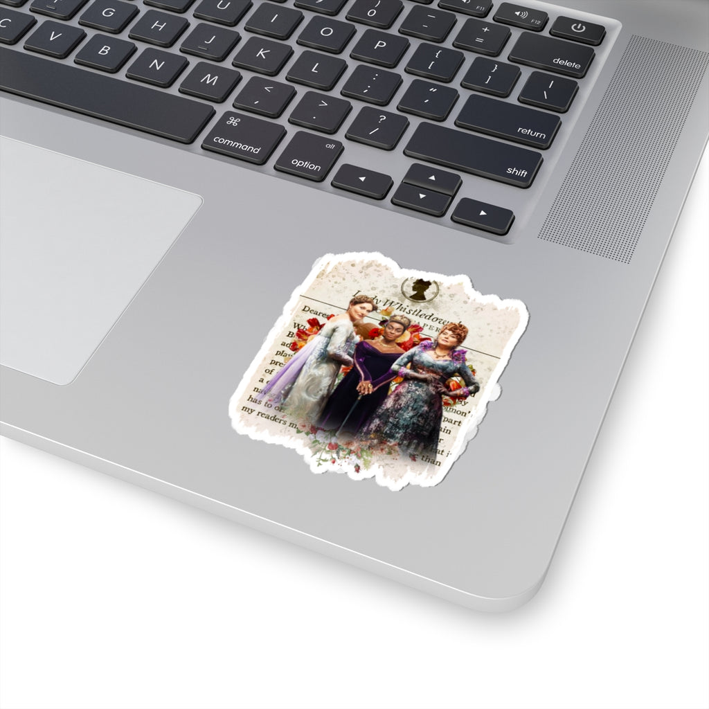Lady Danbury, Violet Bridgerton, Portia Featherington Lady Whistledown Society Papers Netflix Sticker