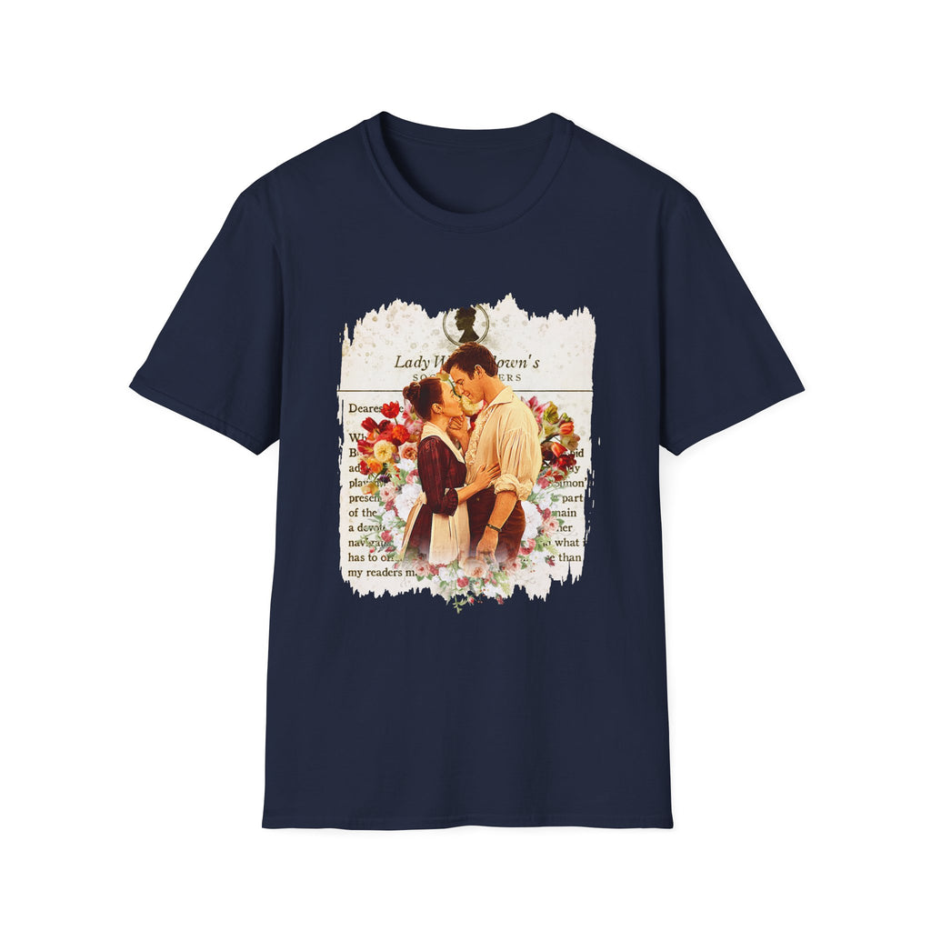 Benedict Bridgerton & Maid Sophie Baek Lady Whistledown Society Papers Netflix T-Shirt