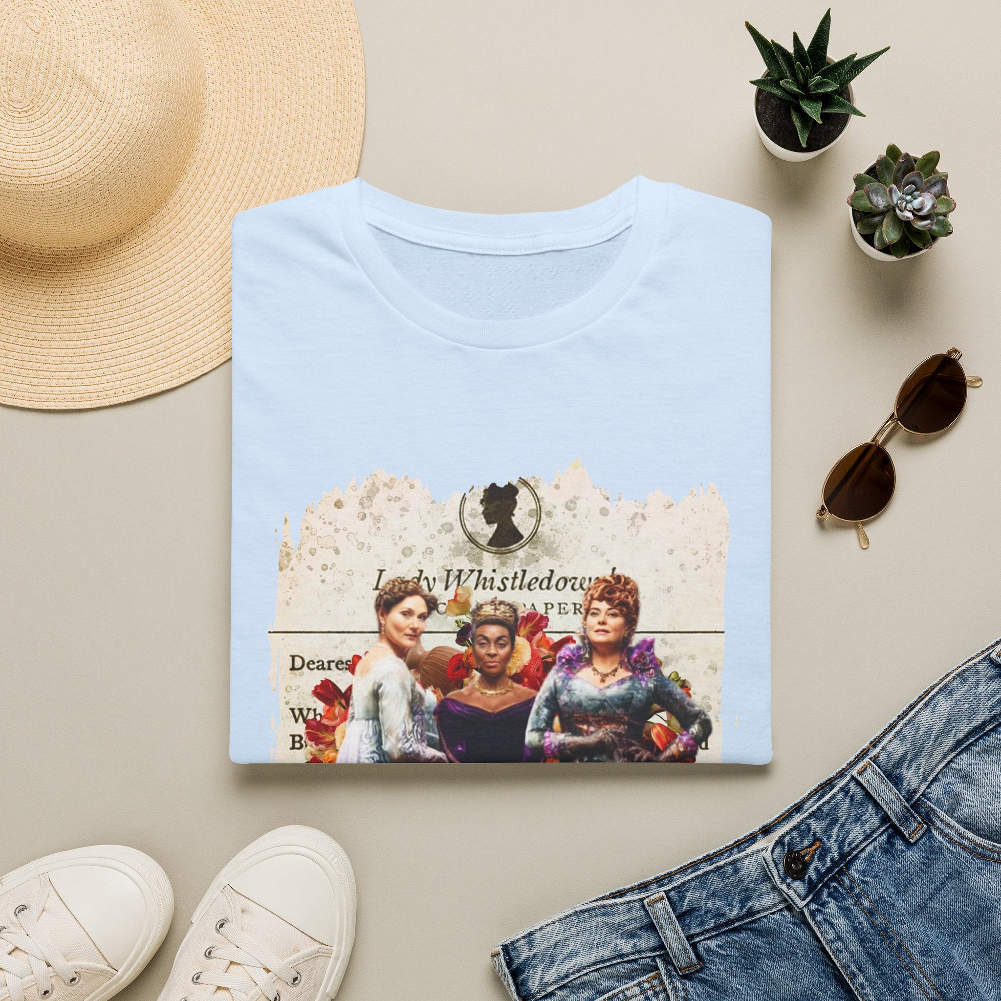 Lady Danbury, Violet Bridgerton, Portia Featherington Lady Whistledown Society Papers Netflix T-Shirt